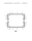 BIPOLAR PLATE FOR FUEL CELL, COMPRISING SEALING RIBS diagram and image