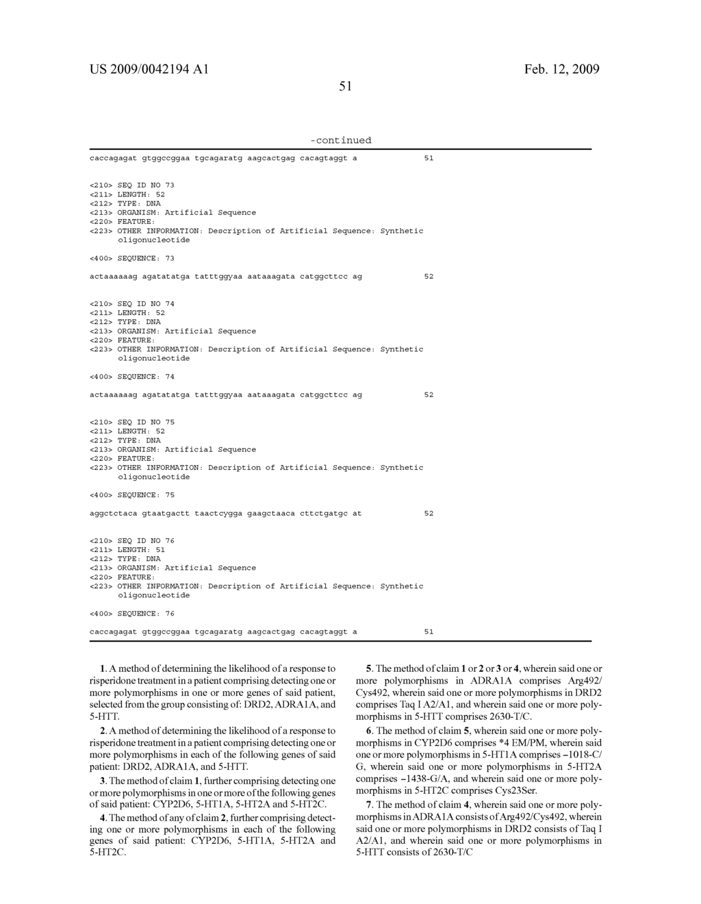 Predicting a response to risperidone - diagram, schematic, and image 52