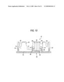 CONNECTING STRUCTURE OF ELECTRIC WIRE AND ELECTRONIC-COMPONENT INCORPORATING UNIT diagram and image