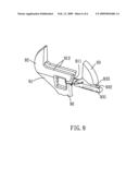 SURFACE GRINDING PROCESS AND POSITIONING MEMBER FOR SECURING MOVABLE JAW OF ADJUSTABLE WRENCH DURING SURFACE GRINDING PROCESS diagram and image