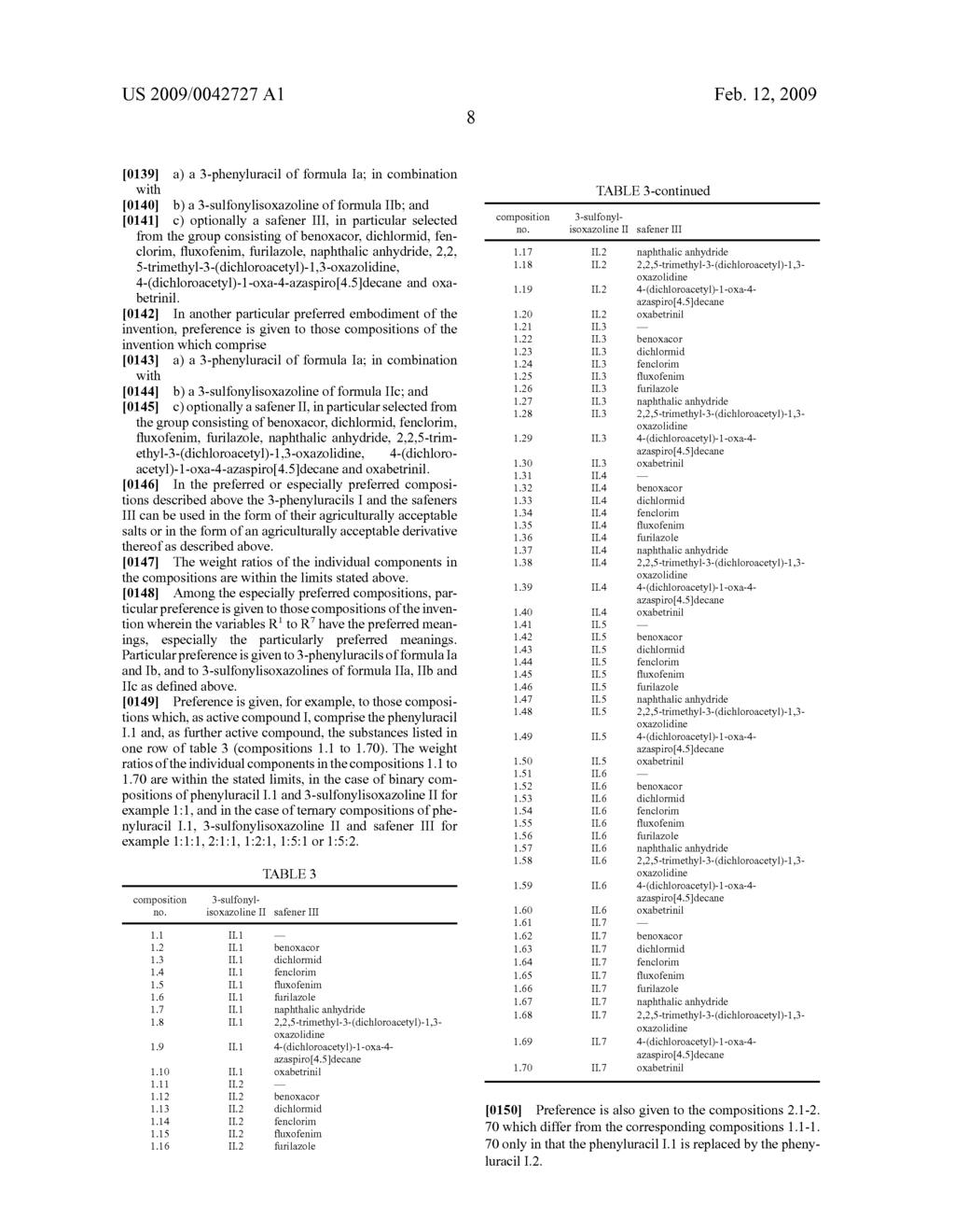 Herbicidal compositions based on 3-phenyluracils and 3-sulfonylisoxazolines - diagram, schematic, and image 10