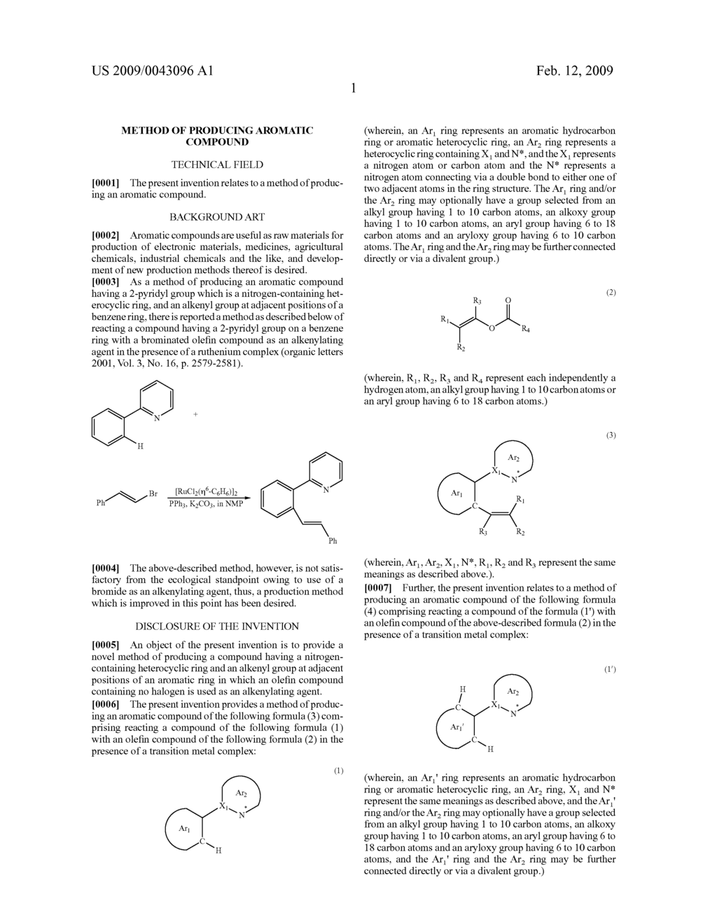 METHOD OF PRODUCING AROMATIC COMPOUND - diagram, schematic, and image 02