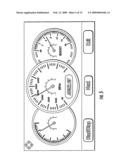 Data acquisition and display system for motor vehicles diagram and image