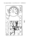 Data acquisition and display system for motor vehicles diagram and image