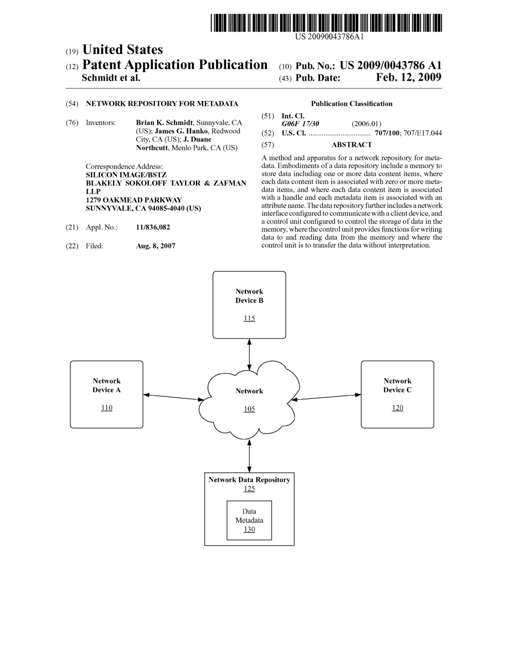 NETWORK REPOSITORY FOR METADATA - diagram, schematic, and image 01