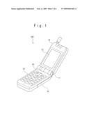 PORTABLE TERMINAL AND MENU DISPLAY METHOD diagram and image