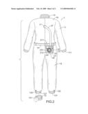 SAUNA GARMENT FOR STIMULATING SWEAT EXCRETION diagram and image