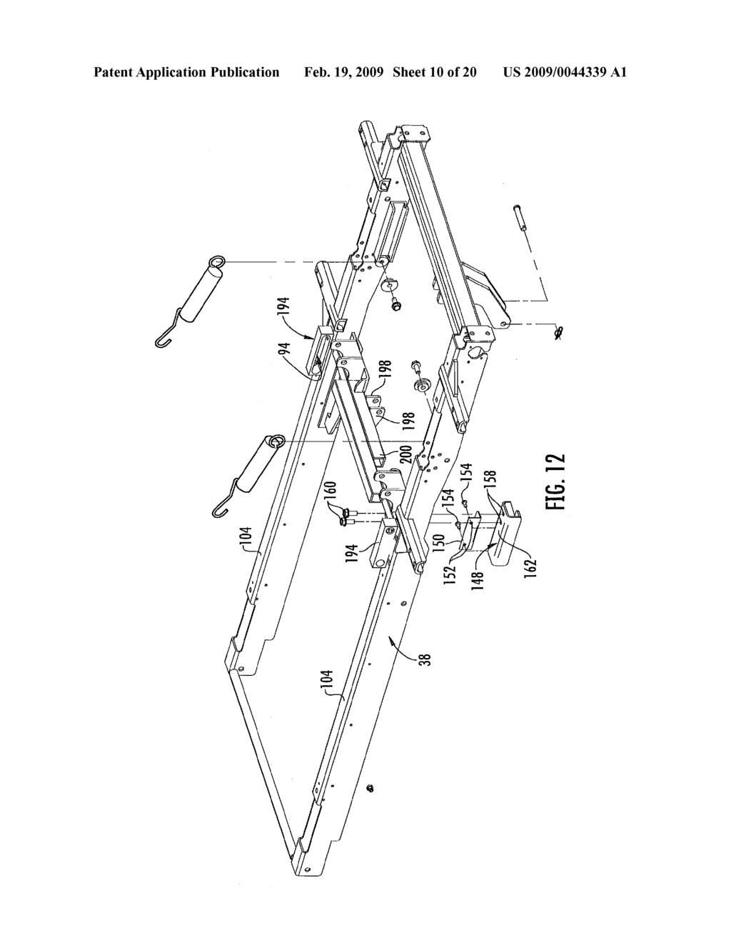 SHEARLESS PIVOT FOR BED - diagram, schematic, and image 11