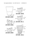 Method of covering a potted plant or floral grouping with a floral sleeve diagram and image