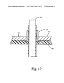 Wind turbine installation comprising an apparatus for protection of anchor bolts and method of installation diagram and image