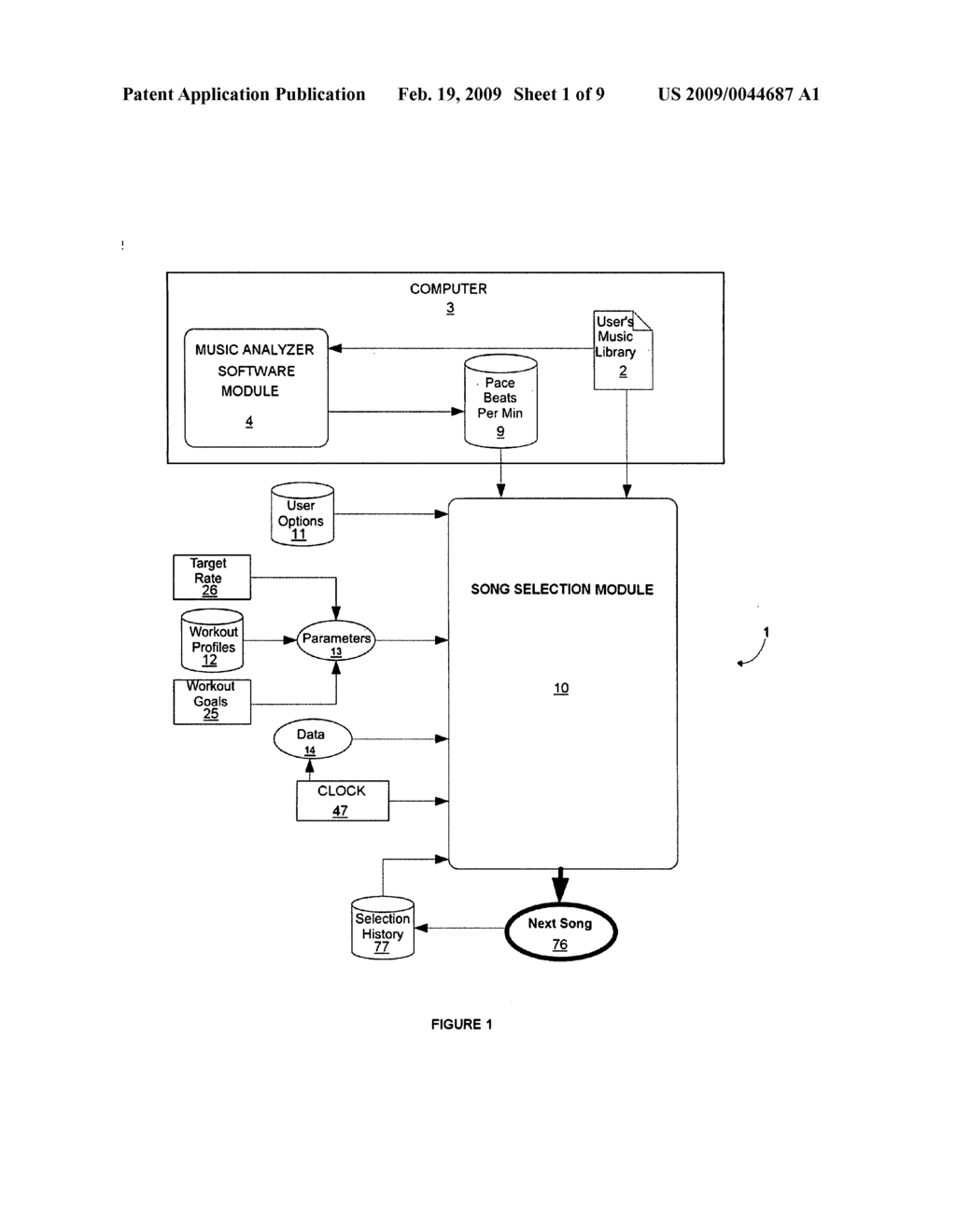 System for integrating music with an exercise regimen - diagram, schematic, and image 02