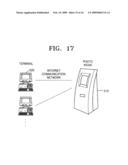 Printing method of image and photo-printing system and digital camera adapted for the same diagram and image