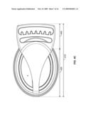 VENT AND STRAP FASTENING SYSTEM FOR A DISPOSABLE RESPIRATOR PROVIDING IMPROVED DONNING diagram and image