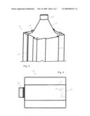 INTERLOCKING CONTAINER FOR CONDUCTION OF FLOWABLE MATERIALS diagram and image