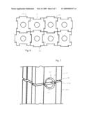 INTERLOCKING CONTAINER FOR CONDUCTION OF FLOWABLE MATERIALS diagram and image
