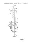 Device for drilling and for removing material using a laser beam diagram and image