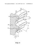 Liquid product pouring and measuring package with drain-back spout fitment and tight-sealing measuring cup assembly diagram and image