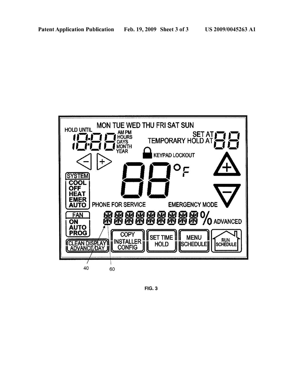 THERMOSTAT CAPABLE OF DISPLAYING RECEIVED INFORMATION - diagram, schematic, and image 04