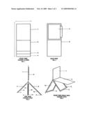 Crepe paper decoration hanger diagram and image
