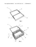 Storage container for use in a boot diagram and image