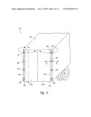 OVER ROAD TRAILER DOOR HINGE GAP SEALS diagram and image