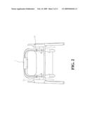 Single-Hand Height Adjustment Mechanism Of Highchair diagram and image