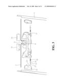 Single-Hand Height Adjustment Mechanism Of Highchair diagram and image