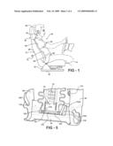 VEHICLE SEAT HAVING ACTIVE HEAD RESTRAINT SYSTEM diagram and image