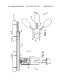 ADJUSTABLE PNEUMATIC ARMREST FOR A CHAIR diagram and image