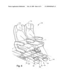 VEHICLE SEATING WITH FOOT REST diagram and image