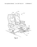 VEHICLE SEATING WITH FOOT REST diagram and image