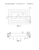 APPARATUS AND METHOD FOR SYNCHRONIZING ILLUMINATION AROUND AN ORGANIC LIGHT EMITTING DISPLAY diagram and image