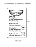 Print Medium having Coded Surface for Audio data Retrieval diagram and image