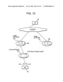 PACKET TRANSFER CONTROL DEVICE AND MOBILE NODE diagram and image