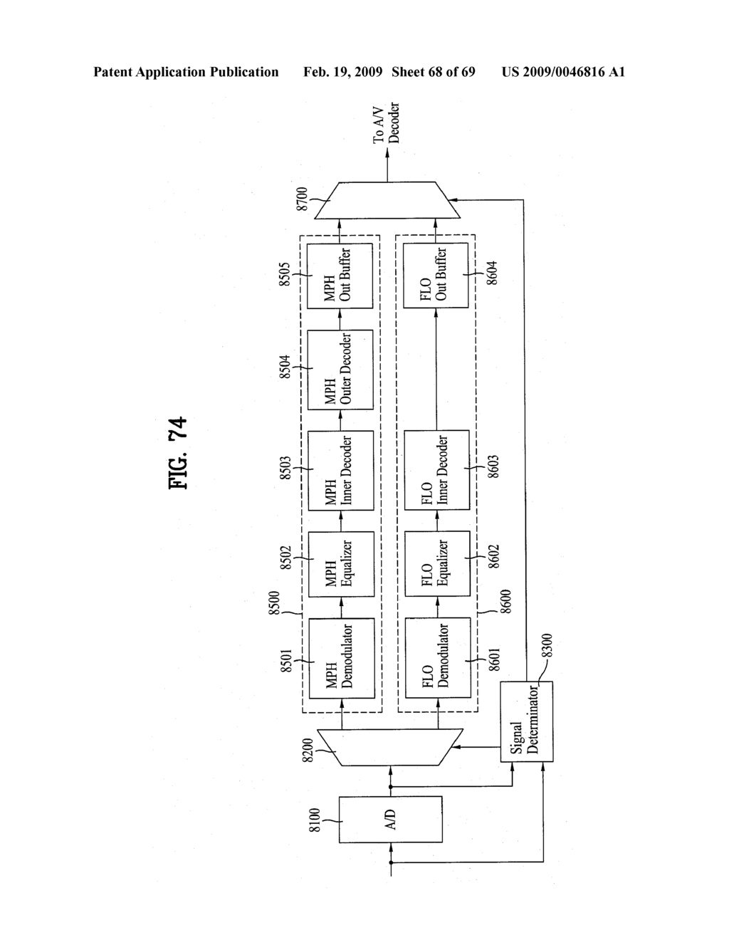 DIGITAL BROADCASTING SYSTEM AND METHOD OF PROCESSING DATA - diagram, schematic, and image 69