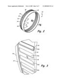 Fan outlet guide vane shroud insert repair diagram and image