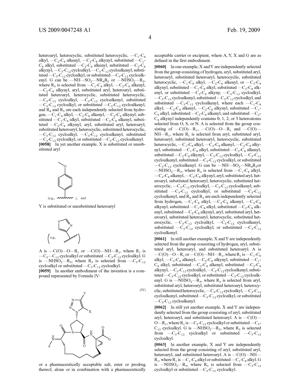 TRIAZOLYL MACROCYCLIC HEPATITIS C SERINE PROTEASE INHIBITORS - diagram, schematic, and image 05