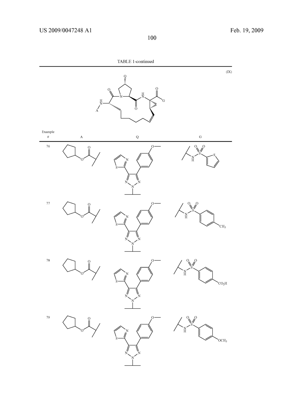 TRIAZOLYL MACROCYCLIC HEPATITIS C SERINE PROTEASE INHIBITORS - diagram, schematic, and image 101