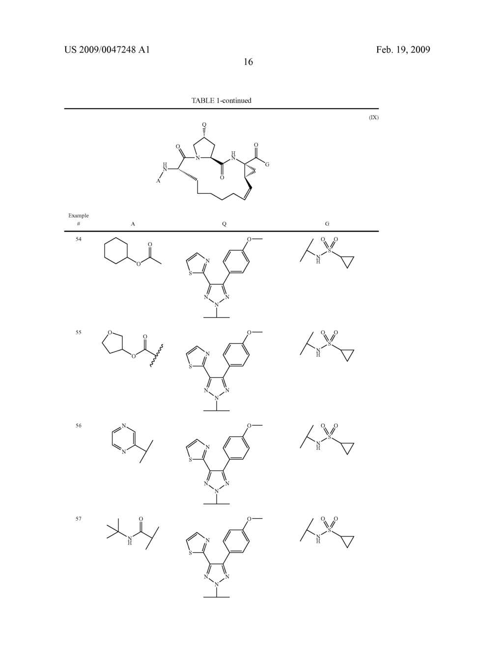 TRIAZOLYL MACROCYCLIC HEPATITIS C SERINE PROTEASE INHIBITORS - diagram, schematic, and image 17