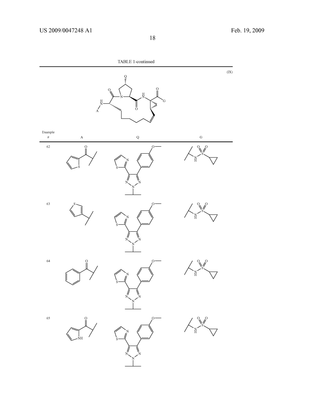 TRIAZOLYL MACROCYCLIC HEPATITIS C SERINE PROTEASE INHIBITORS - diagram, schematic, and image 19