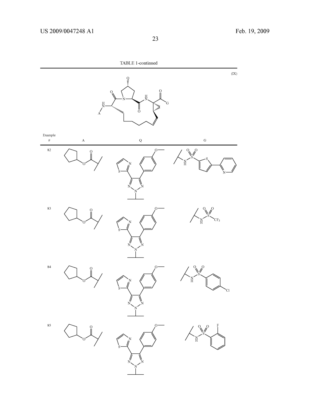 TRIAZOLYL MACROCYCLIC HEPATITIS C SERINE PROTEASE INHIBITORS - diagram, schematic, and image 24