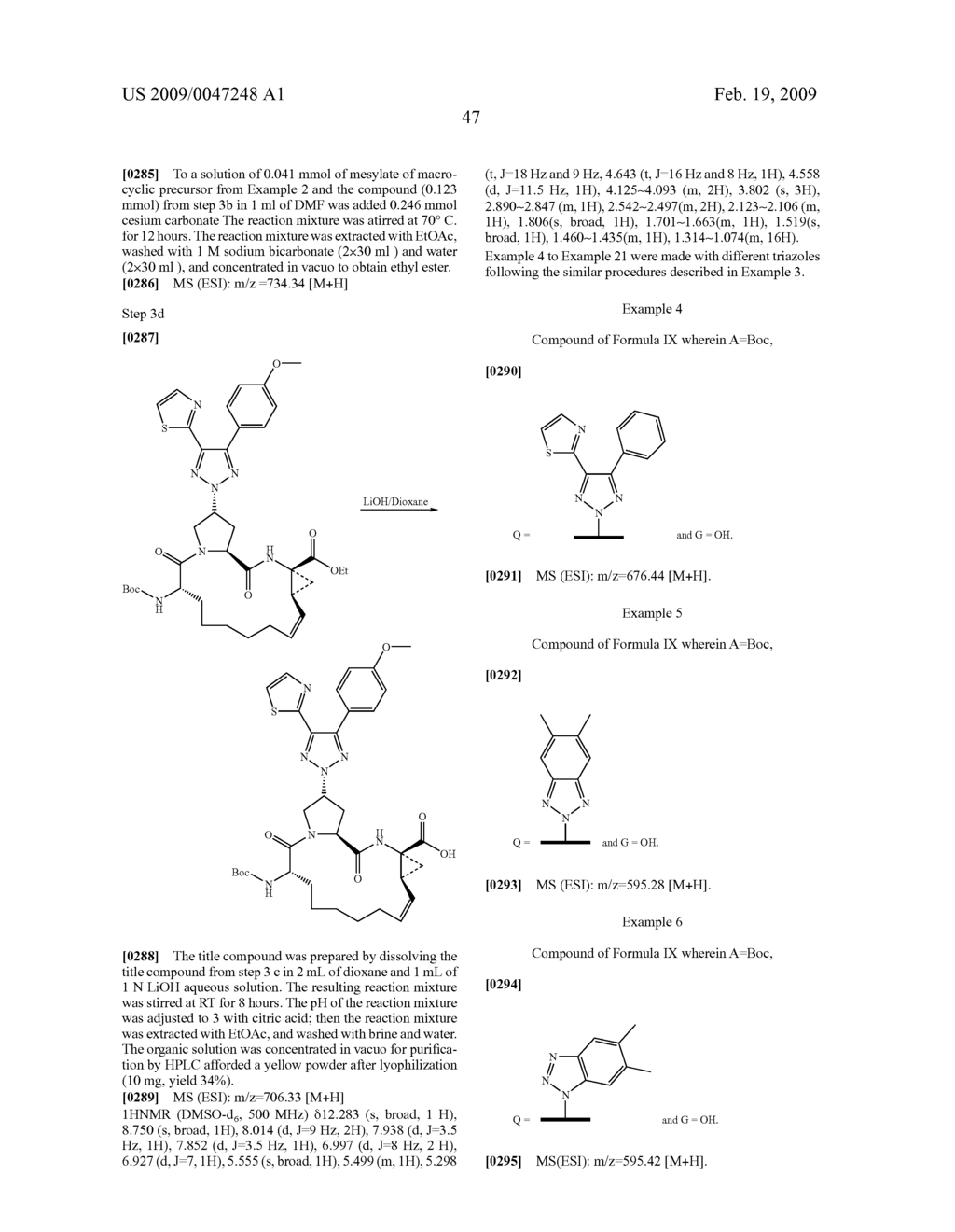 TRIAZOLYL MACROCYCLIC HEPATITIS C SERINE PROTEASE INHIBITORS - diagram, schematic, and image 48