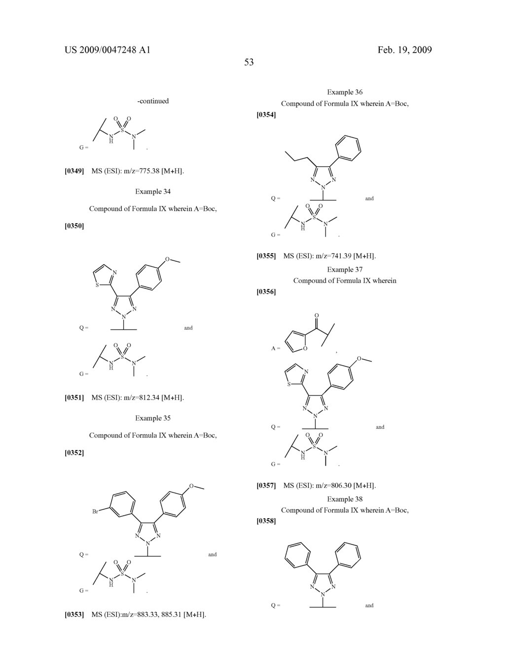 TRIAZOLYL MACROCYCLIC HEPATITIS C SERINE PROTEASE INHIBITORS - diagram, schematic, and image 54