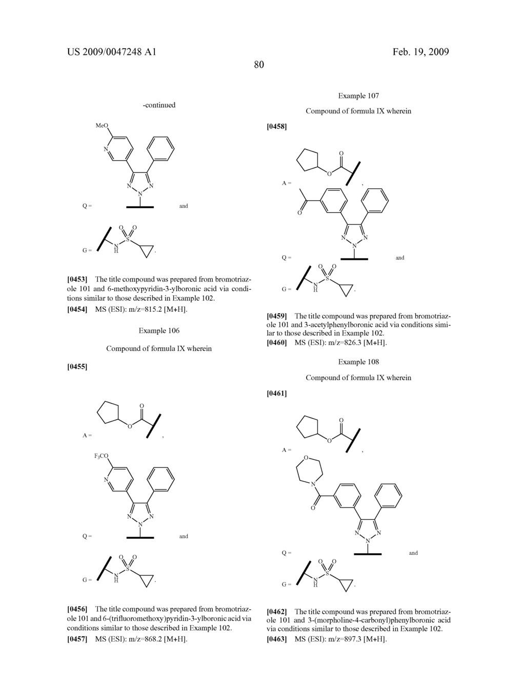 TRIAZOLYL MACROCYCLIC HEPATITIS C SERINE PROTEASE INHIBITORS - diagram, schematic, and image 81