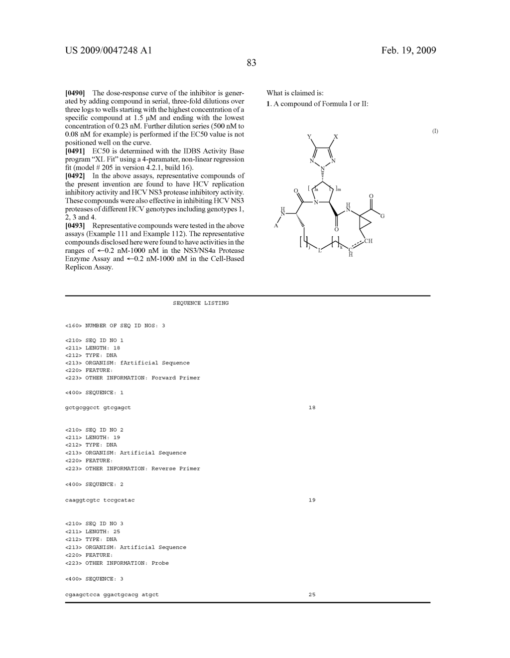 TRIAZOLYL MACROCYCLIC HEPATITIS C SERINE PROTEASE INHIBITORS - diagram, schematic, and image 84