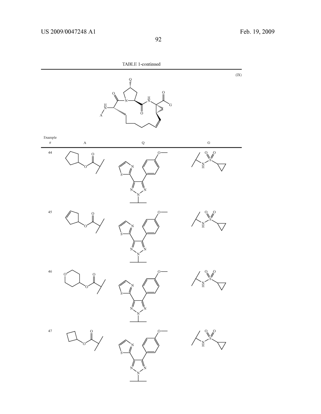 TRIAZOLYL MACROCYCLIC HEPATITIS C SERINE PROTEASE INHIBITORS - diagram, schematic, and image 93