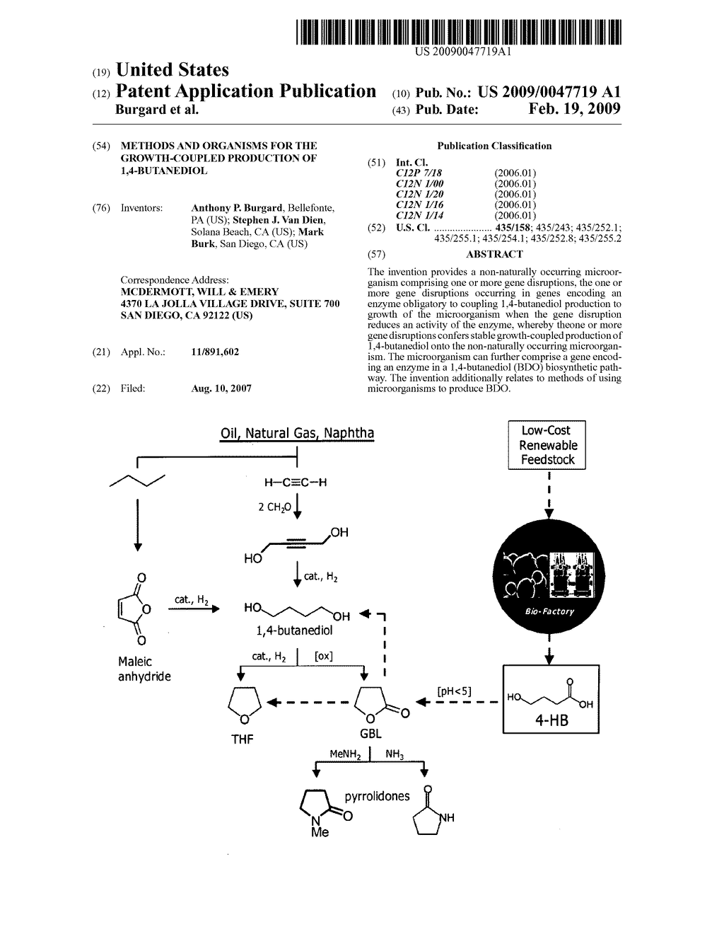 Methods and organisms for the growth-coupled production of 1,4-butanediol - diagram, schematic, and image 01