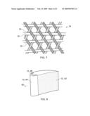 Laminate structure with an interlayer diagram and image