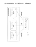 SYSTEM AND METHOD FOR FACILITATING TARGETED MOBILE ADVERTISEMENT WITH SCANNING ENGINE ON COMMUNICATIONS PATH diagram and image