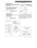 SYSTEM AND METHOD FOR FACILITATING TARGETED MOBILE ADVERTISEMENT USING METADATA EMBEDDED IN THE APPLICATION CONTENT diagram and image